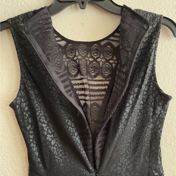 RACHEL Rachel Roy Black Lace Sheath Cocktail Dress 0 - Picture 13 of 16